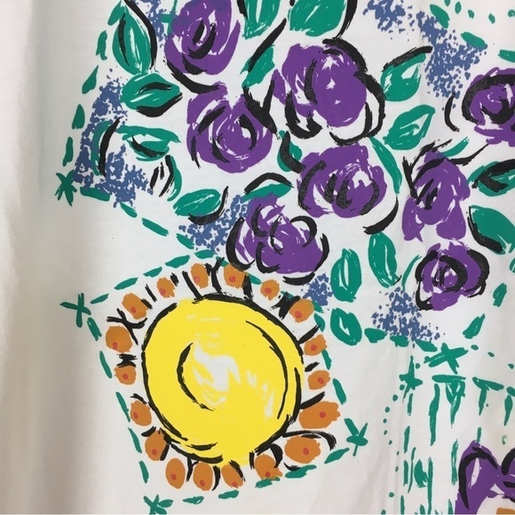 VINTAGE 90s Graphic T Shirt Gopher Sport Nature Flowers Ladybug Frog Butterfly - Picture 5 of 13